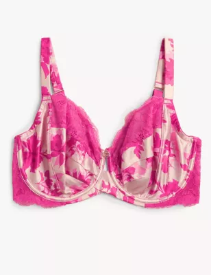 Laylani Silk Wired Balcony Bra F-H