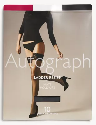 10 Denier Ladder Resist Matt Hold-Ups