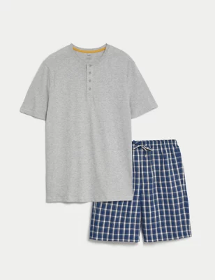Pure Cotton Checked Pyjama Set