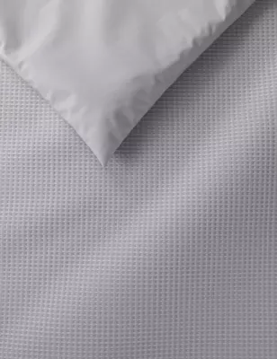 Pure Cotton Waffle Bedding Set
