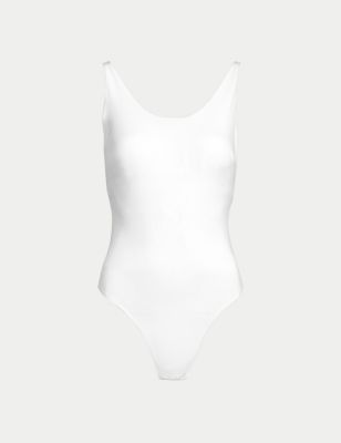 Cotton Rich Light Control Secret Support&trade; Bodysuit