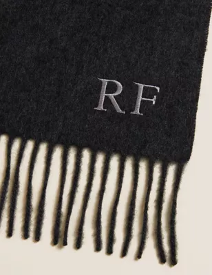 Personalised Men'S Pure Cashmere Scarf