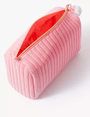 Large Quilted Toiletry Bag