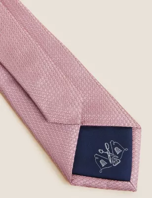 Textured Pure Silk Tie