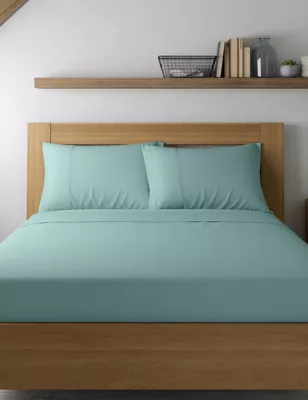 2pk Cotton Rich Percale Pillowcases