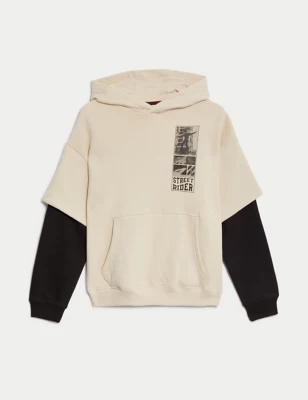 Cotton Rich Skater Hoodie (6-16 Yrs)