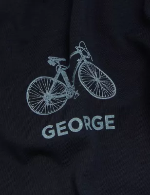 Personalised Organic Cotton Bike T-Shirt