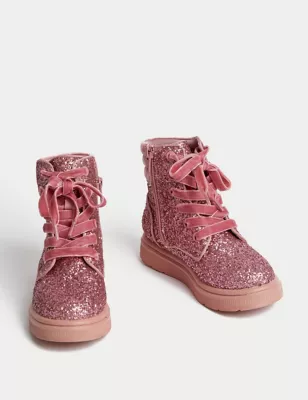 Kids�?Freshfeet&trade; Glitter Ankle Boots (4 Small - 13 Small)