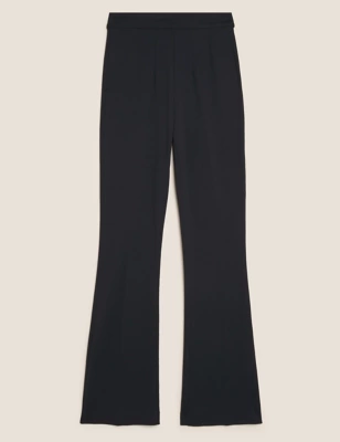 Jersey Flared Trousers