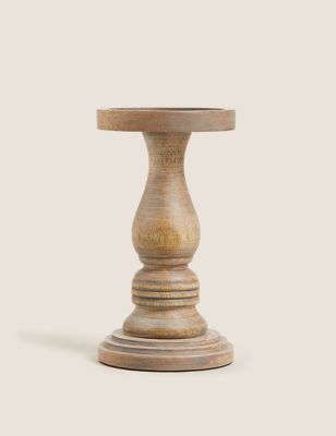 Wooden Large Candle Holder