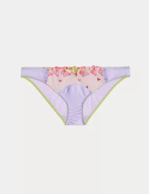 Aurelia Embroidery Bikini Knickers