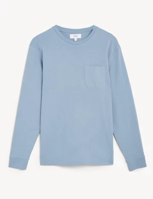 Pure Cotton Long Sleeve T-Shirt