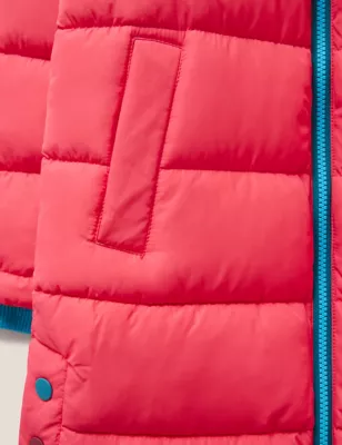 Hooded Quilted Longline Jacket (3-10 Yrs)