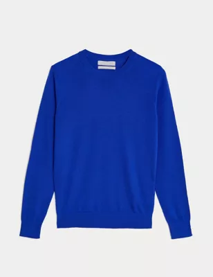 Pure Merino Wool Crew Neck Jumper