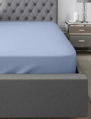 Cotton Rich Percale Deep Fitted Sheet