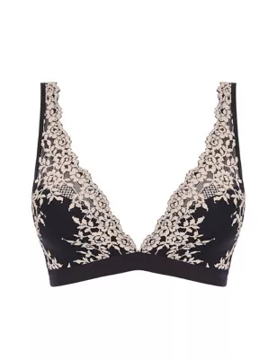 Embrace Floral Lace Non Wired Plunge Bra