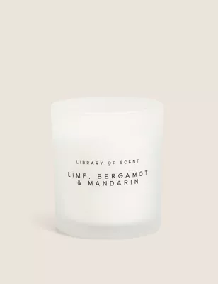 Lime, Bergamot & Mandarin Scented Candle