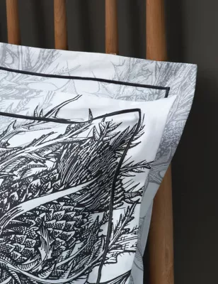 Pure Cotton Sateen Thistle Bedding Set