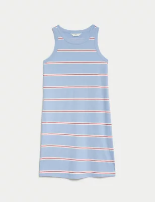 Cotton Modal Striped Chemise