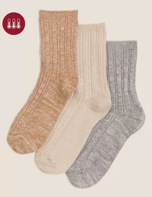 3pk Sumptuously Soft&trade; Thermal Socks