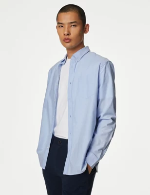 2pk Easy Iron Pure Cotton Oxford Shirts