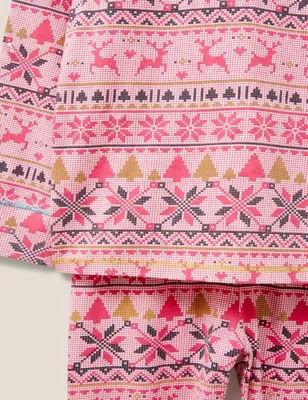 Cotton Rich Fair Isle Pyjamas (3-10 Yrs)