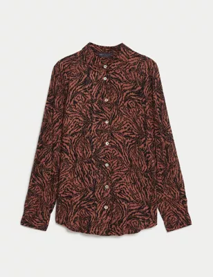 Printed Collared Shirt
