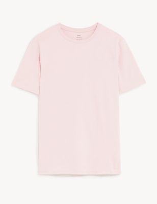 Pure Cotton Crew Neck T-Shirt