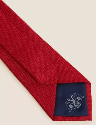 Textured Pure Silk Tie