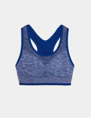 Reversible Seamless Medium Support Sports Bra