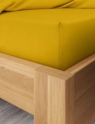 Cotton Rich Percale Deep Fitted Sheet