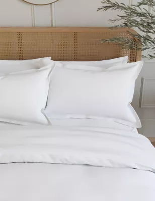 2pk Egyptian Cotton 230 Thread Count Oxford Pillowcases
