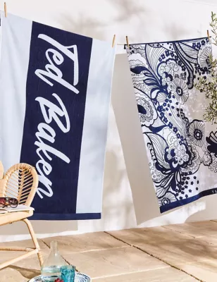 Pure Cotton Branded Beach Towel