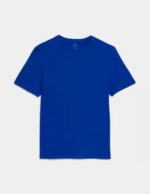 Pure Cotton Crew Neck T-Shirt