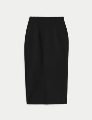 Midaxi Column Skirt