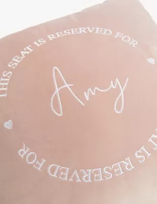 Personalised Velvet Cushion