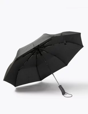 Recycled Polyester Rubber Handle Umbrella With Windtech&trade;