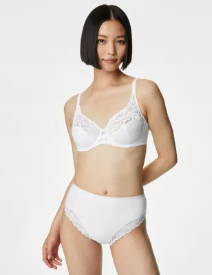 2pk Firm Control High Leg Knickers