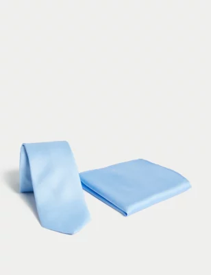 Slim Tie & Pocket Square Set