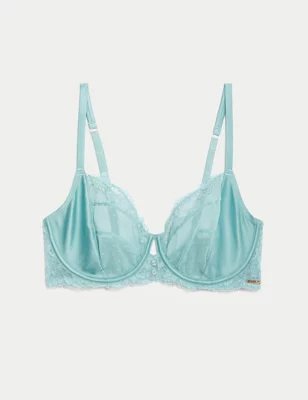 Aster Sparkle Lace Wired Balcony Bra A-E