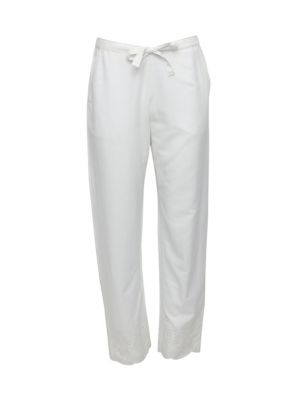 Cotton Modal Broderie Pyjama Bottoms