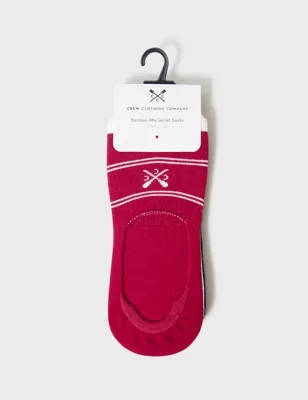 3pk Striped Invisible Trainer Socks