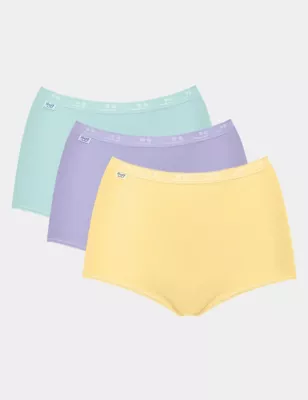 3pk High Waisted Full Briefs