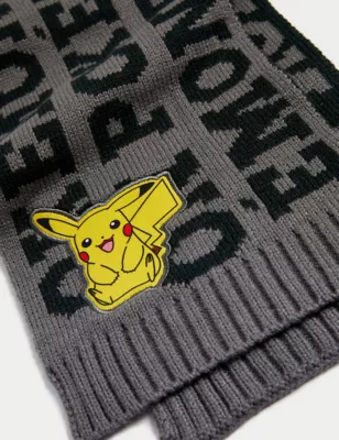 Kids' Pokémon&trade; Hat, Scarf And Glove Set (6-13 Yrs)