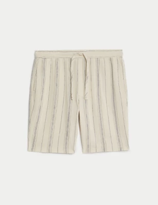 Pure Cotton Elasticated Waist Shorts