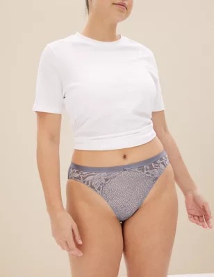 3pk Wildblooms High Leg Knickers