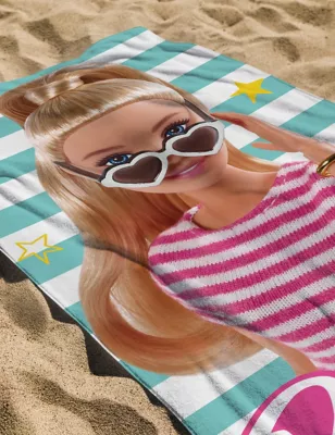 Pure Cotton Barbie&trade; Vibes Kids' Bath Towel