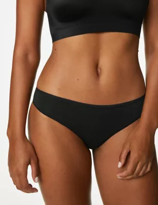 5pk No Vpl Cotton Modal Brazilian Knickers