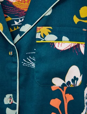 Cotton Rich Printed Pyjama Top