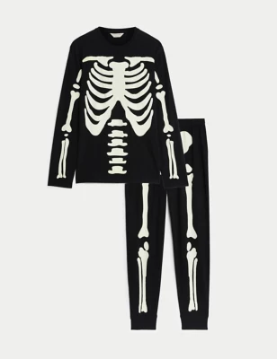 Men'S Pure Cotton Halloween Pyjama Set